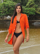 Vendedor IndicadoSaída de Praia Camisa/Vestido Manga 3/4