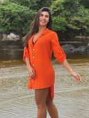 Vendedor IndicadoSaída de Praia Camisa/Vestido Manga 3/4