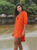 Vendedor IndicadoSaída de Praia Camisa/Vestido Manga 3/4