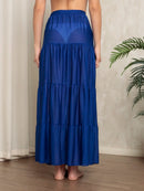 Saia Saida de Praia - de Amarrar com babado 4 Verão