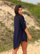 Vendedor IndicadoSaída de Praia Camisa/Vestido Manga 3/4