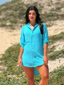 Vendedor IndicadoSaída de Praia Camisa/Vestido Manga 3/4