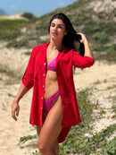 Vendedor IndicadoSaída de Praia Camisa/Vestido Manga 3/4