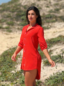 Vendedor IndicadoSaída de Praia Camisa/Vestido Manga 3/4