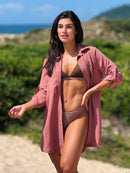 Vendedor IndicadoSaída de Praia Camisa/Vestido Manga 3/4