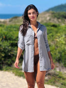Vendedor IndicadoSaída de Praia Camisa/Vestido Manga 3/4