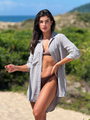 Vendedor IndicadoSaída de Praia Camisa/Vestido Manga 3/4