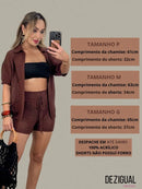 Saída De Praia Conjunto Feminino Moda Praia Look Praiano Rosa