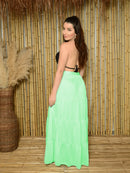 Saia Saida de Praia - de Amarrar com babado 4 Verão