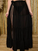 Saia Saida de Praia - de Amarrar com babado 4 Verão