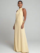 Vestido Feminino Longo Duna Elegante Verão Ano Novo 