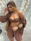 CONJUNTO TRES PERÇAS LEONA-Saída de Praia