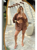 CONJUNTO TRES PERÇAS LEONA-Saída de Praia