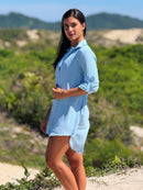 Vendedor IndicadoSaída de Praia Camisa/Vestido Manga 3/4