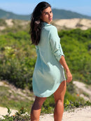 Vendedor IndicadoSaída de Praia Camisa/Vestido Manga 3/4