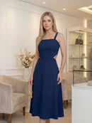 Vestido Longo Feminino com Cintura Solta Para Praia - Milena