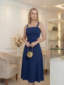 Vestido Longo Feminino com Cintura Solta Para Praia - Milena