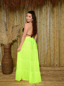 Saia Saida de Praia - de Amarrar com babado 4 Verão