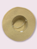 Chapéu paris aba média palha sintética - Praia sol