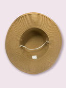Chapéu paris aba média palha sintética - Praia sol
